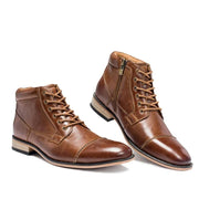 West Louis™ Chelsea Leather Boots With Zipper