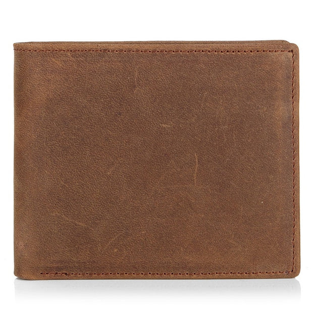 West Louis™ Crazy Cow Leather Wallet