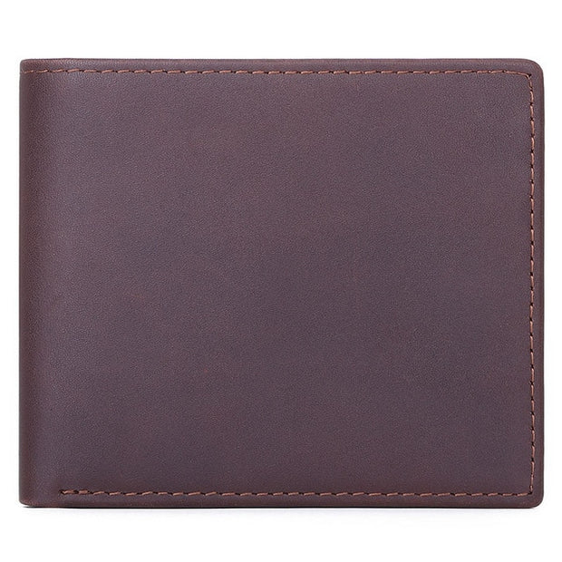 West Louis™ Crazy Cow Leather Wallet