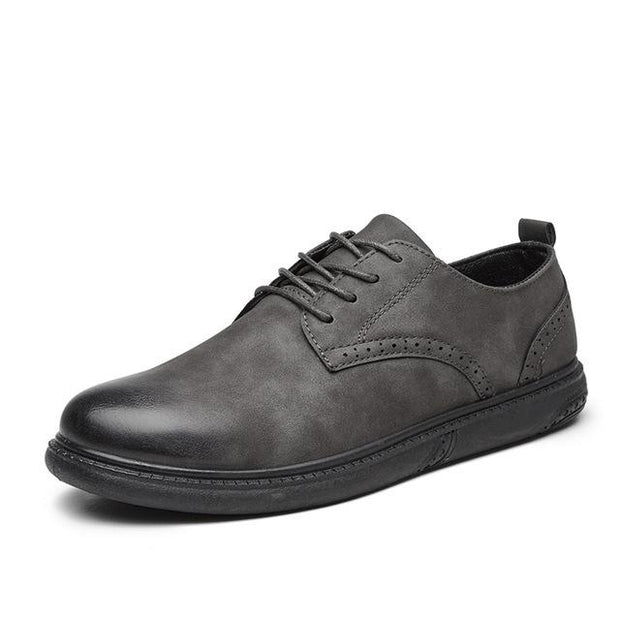West Louis™ Bullock Style Leather Shoes