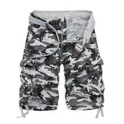 West Louis™ Cotton Camouflage Cargo Shorts