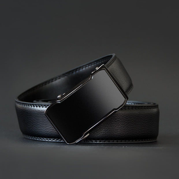 West Louis™ Automatic Buckle Cowhide Male Belt