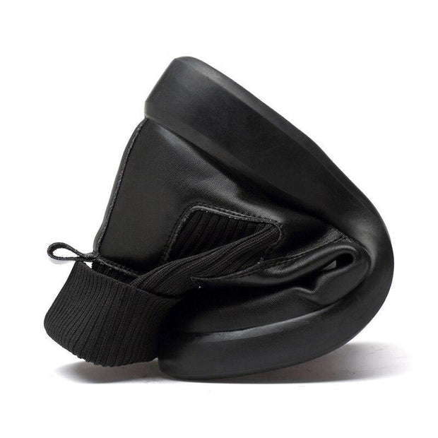 West Louis™ Unique Design Cloth Lining Comfy Leather Shoes