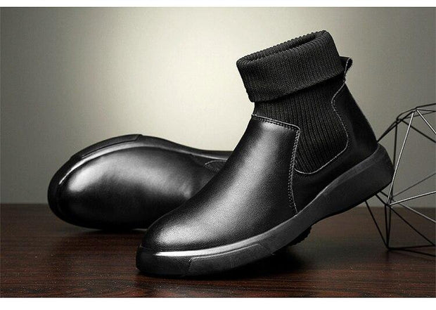 West Louis™ Unique Design Cloth Lining Comfy Leather Shoes