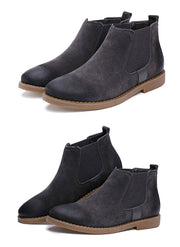 West Louis™ Chelsea Fashion Suede Leather Boots