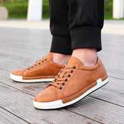 West Louis™ Leather Flats Casual Shoes