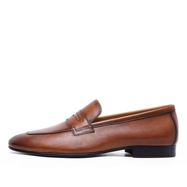 West Louis™ Genuine Leather Fashion Leader Loafers