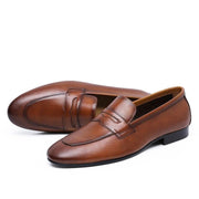 West Louis™ Genuine Leather Fashion Leader Loafers