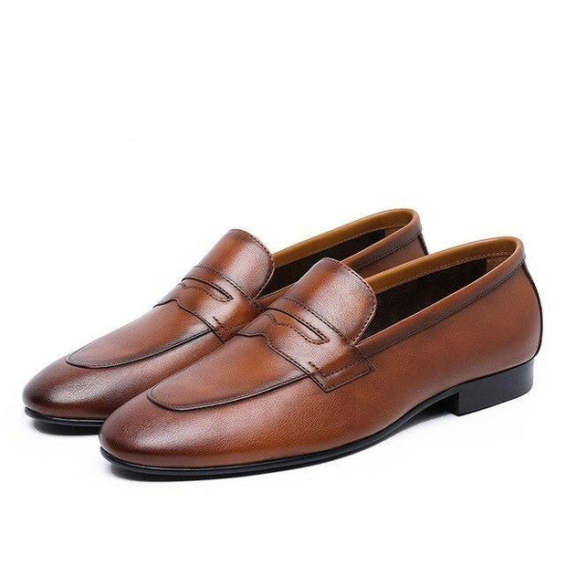 West Louis™ Genuine Leather Fashion Leader Loafers