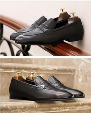 West Louis™ Genuine Leather Fashion Leader Loafers