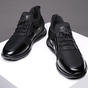 West Louis™ Trending Mattee Black Athletic Sneakers
