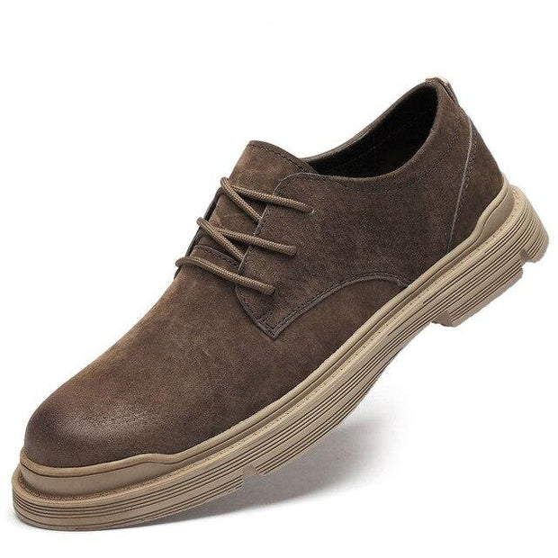 West Louis™ Suede Leather Shoes With Ankle