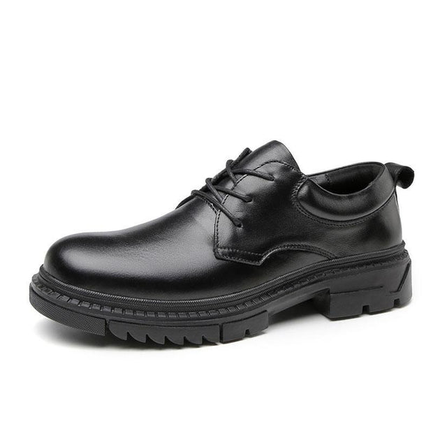 West Louis™ Derby Leather Shoes Comfortable Low Formal