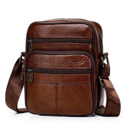 West Louis™ Genuine Leather Crossbody Men Messenger Bag