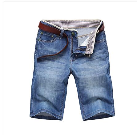 West Louis™ Men's Solid Denim Shorts