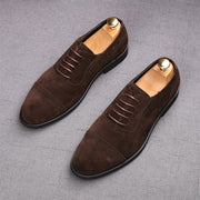 West Louis™ Lace-up Italian Stylist Flat Formal Oxfords Shoes