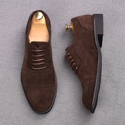 West Louis™ Lace-up Italian Stylist Flat Formal Oxfords Shoes