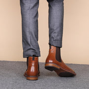 West Louis™ Men's Genuine Leather Chelsea Boots