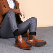 West Louis™ Men's Genuine Leather Chelsea Boots