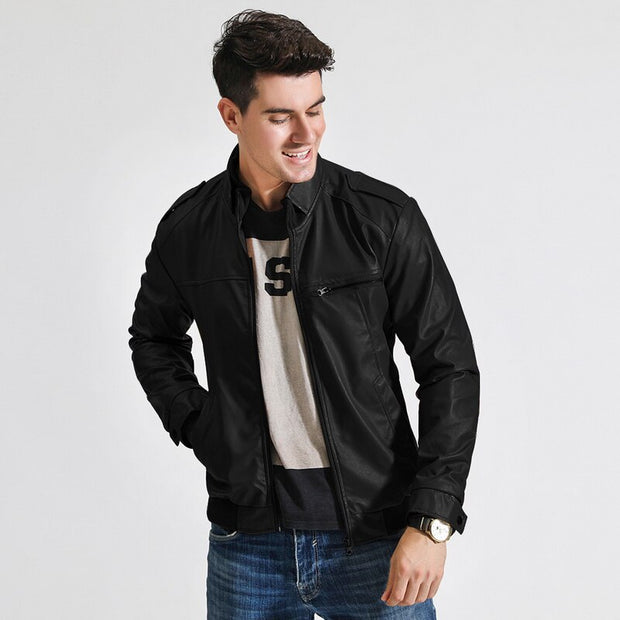 West Louis™ 2023 Motorcycle Street Style Leather Jacket