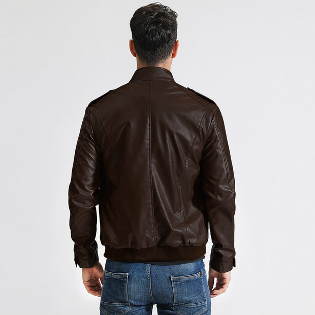 West Louis™ 2023 Motorcycle Street Style Leather Jacket