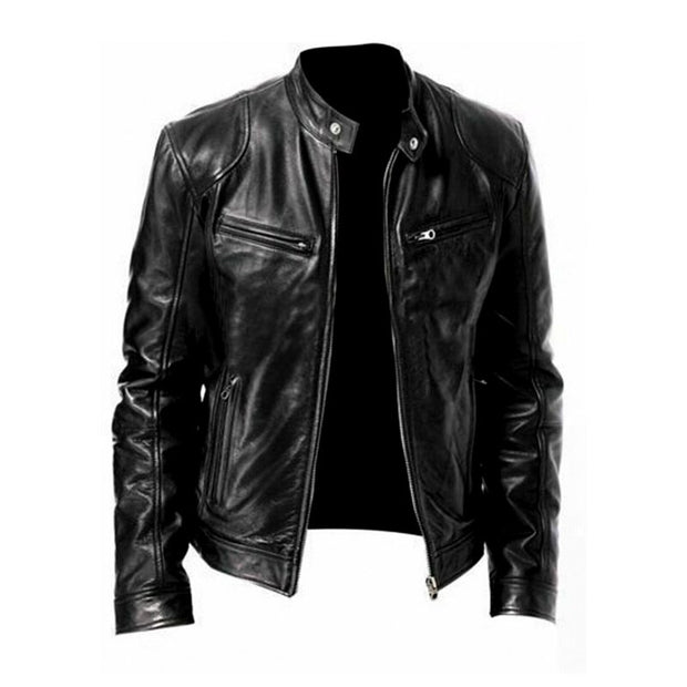 West Louis™ 2023 Motorcycle Street Style Leather Jacket