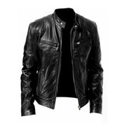 West Louis™ Motorcycle Street Style Leather Jacket