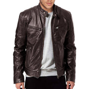 West Louis™ 2023 Motorcycle Street Style Leather Jacket