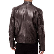 West Louis™ Motorcycle Street Style Leather Jacket