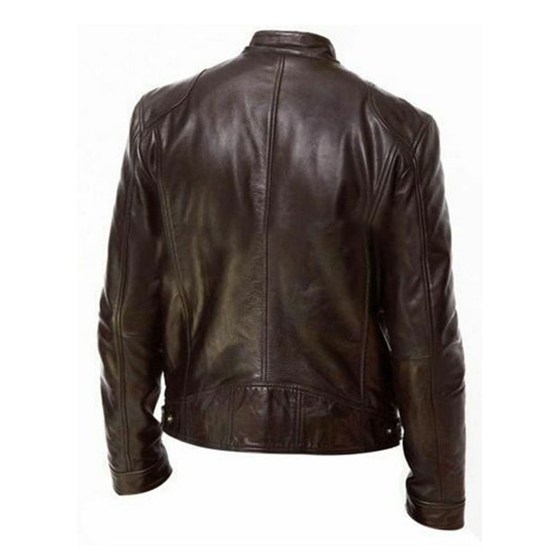 West Louis™ 2023 Motorcycle Street Style Leather Jacket