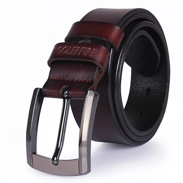 West Louis™ Designer Luxury Leather Cowskin Belt