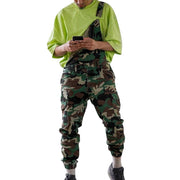 West Louis™ Single Shoulder Camouflage Denim Overall