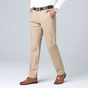 West Louis™ Business Casual Straight Cotton Trousers