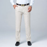 West Louis™ Business Casual Straight Cotton Trousers