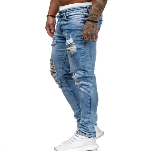 West Louis™ European & American Style Ripped Jeans