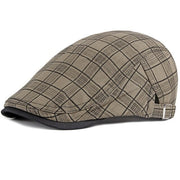 West Louis™ Vintage Plaid Ivy Newsboy Flat Cap