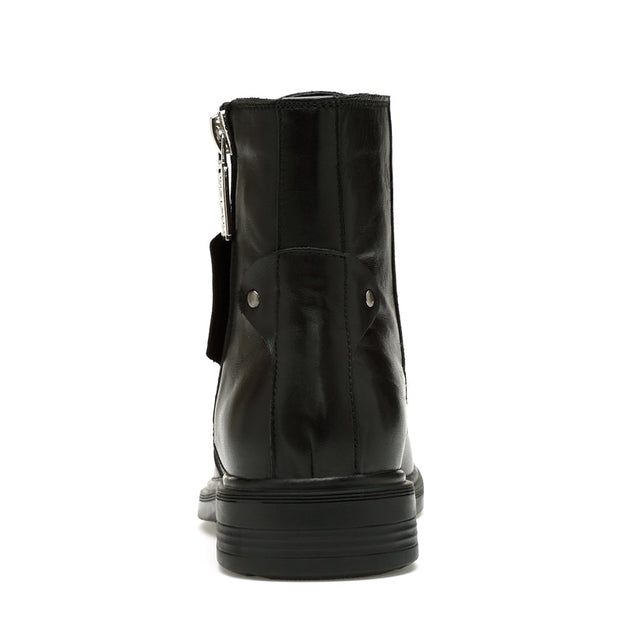West Louis™ Leather Zipper Wool Fur Warm Boots