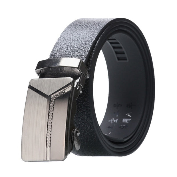 West Louis™ Style Bark Texture Business Belt