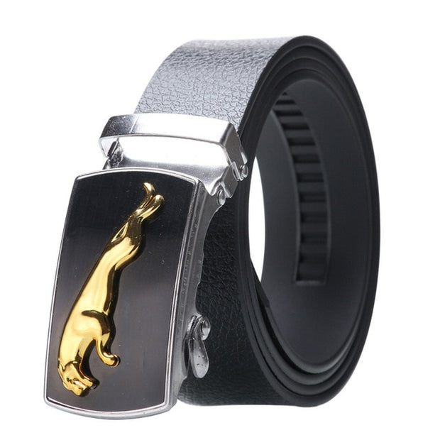 West Louis™ Style Bark Texture Business Belt