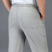 West Louis™ Thin Elastic Waist Linen Summer Pants