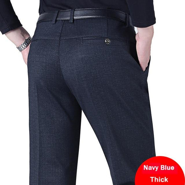 West Louis™ Mens Formal Business Classic Suit Pants