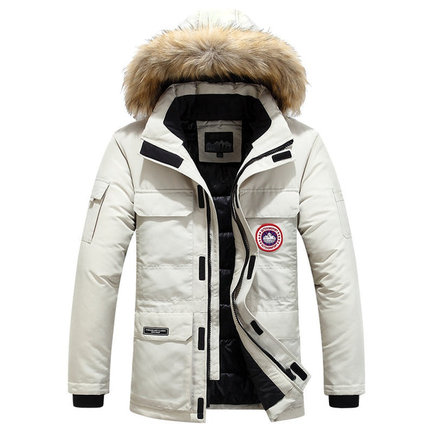 West Louis™ Polar Windproof Fur Hooded Parka