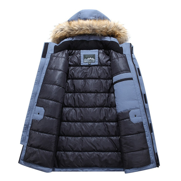 West Louis™ Polar Windproof Fur Hooded Parka