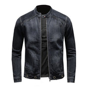 West Louis™ American Style Casual Zipper Jeans Jacket