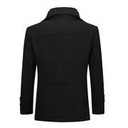 West Louis™ Double Collar Single Breasted Coat