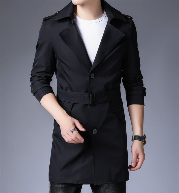 West Louis™ Business Trench Windbreaker Overcoat