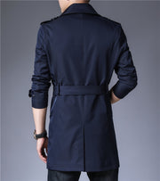 West Louis™ Business Trench Windbreaker Overcoat