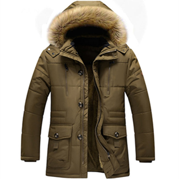 West Louis™ Winter Thickening Warm Long Outerwear Coat