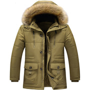 West Louis™ Winter Thickening Warm Long Outerwear Coat