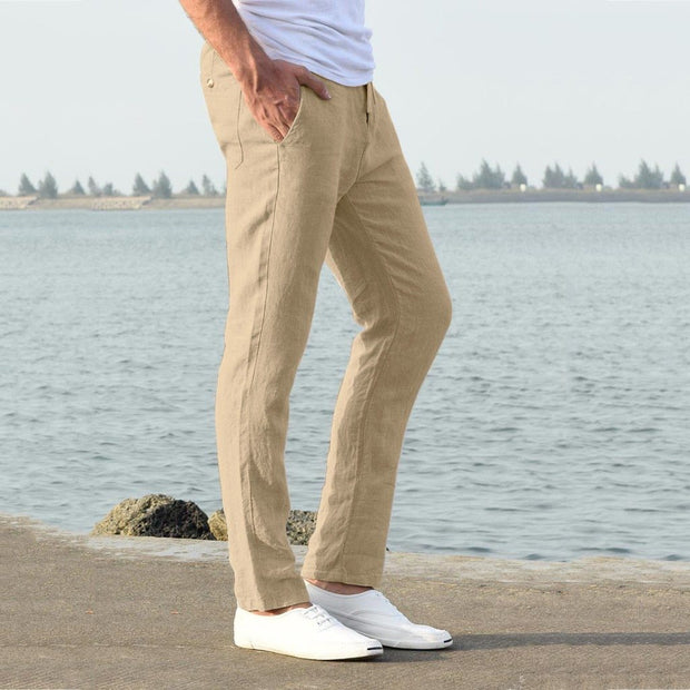 West Louis™ Cotton Blend Pure Elastic Waist Pants